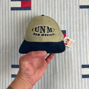 Vintage University Square University of New Mexico Strap Back Hat NWT